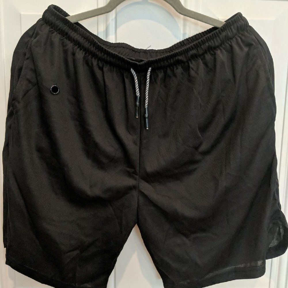 Men's Athletic Black Shorts